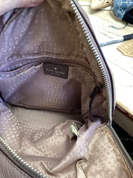 kate spade Pebbled Taupe Leather Backpack main image 4